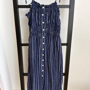 Universal Thread Navy and White Striped sundress
